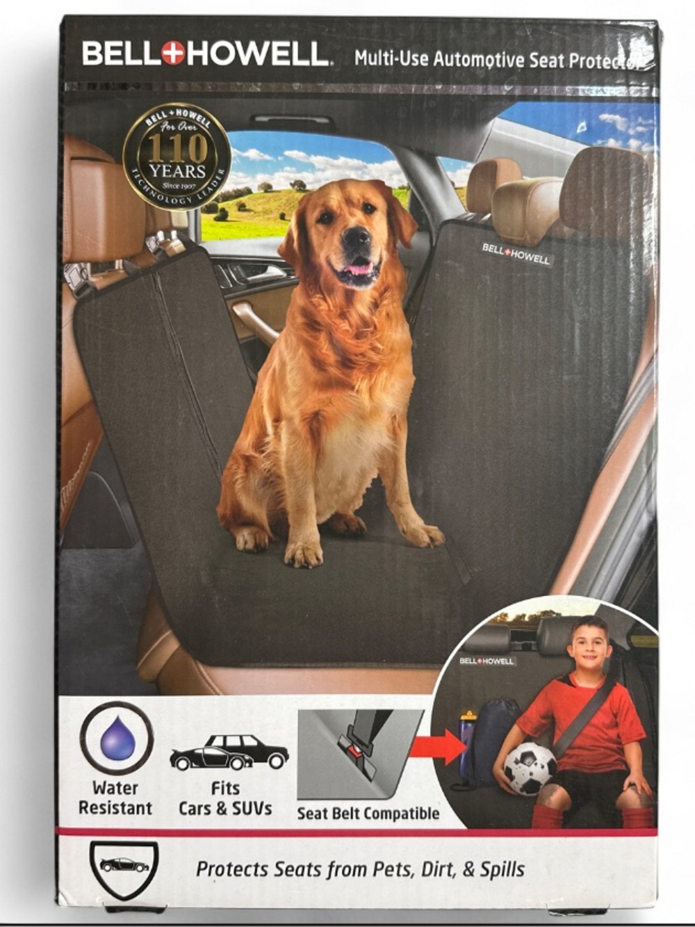 NIB Bell and Howell seat cover